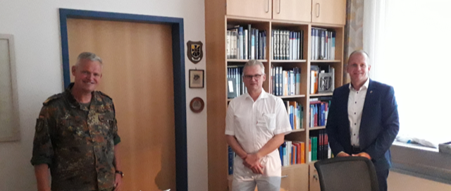 v.l Dr Bruno Most Dr .Andre Benthien Sebastian Stoll