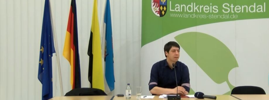 Pressekonferenz Landkreis Stendal 2021 10 14