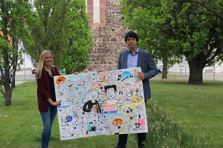 Ausstellung in der Bürgerhalle des Landratsamtes