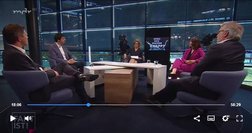 Expertenrunde diskutiert über Wassernotstand