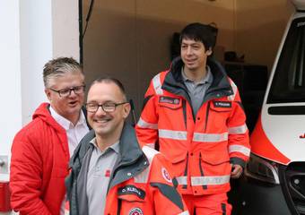 Vom ersten Einsatz zurück gekehrt