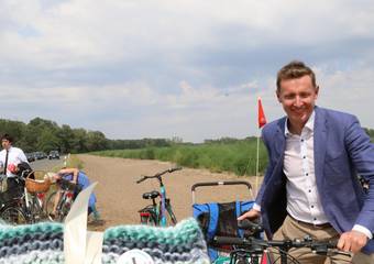 Radweg wird gebaut Cobbel Birkholz &copy; SL