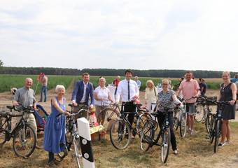Radweg wird gebaut Cobbel Birkholz &copy; SL