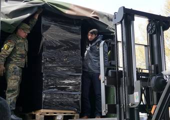 lieferung schutzausrüstung ftz 28 &copy; Pressestelle LK Stendal