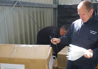 lieferung schutzausrüstung ftz 37 &copy; Pressestelle LK Stendal