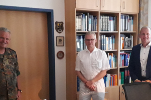 v.l Dr Bruno Most Dr .Andre Benthien Sebastian Stoll
