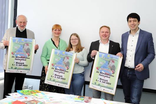 Präsentation Plakat 20. Altmärkisches Heimatfest.