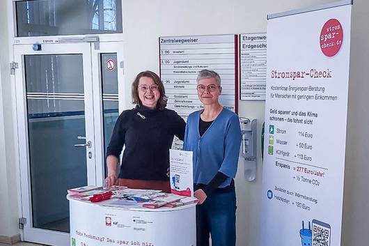 Der Stromspar-Check hat sich im Landratsamt schon einmal vorgestellt. © Caritasverband für das Bistum Magdeburg foto stromspar check lk 5.3.26 2