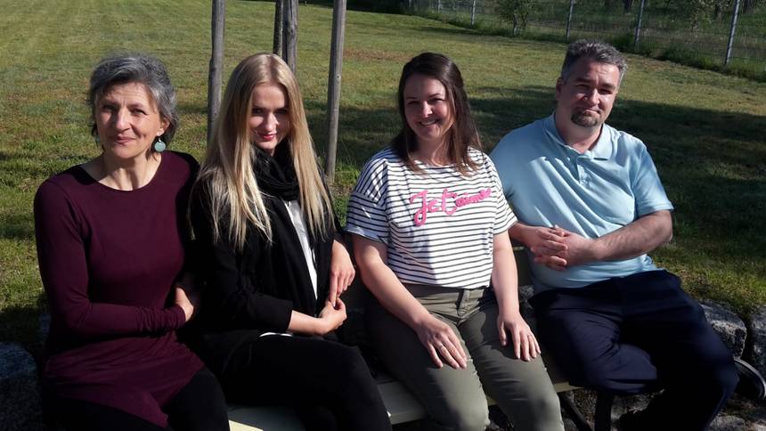 Elisabeth Seyer, Vanessa Dahrendorff, Natalie Schmidt, Hendrik Albrecht (v.l.n.r.)