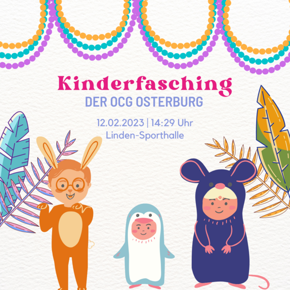 Titelbild Kinderfasching OCG Osterburg 2023