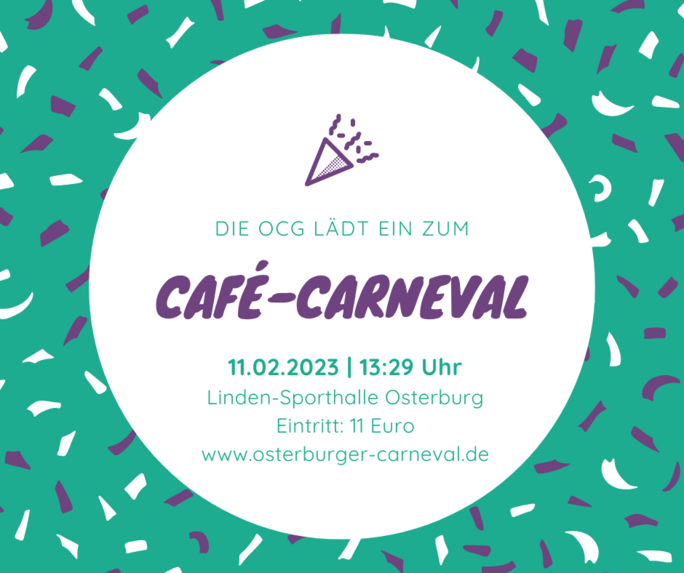 Titelbild Cafe Carneval OCG Osterburg 2023