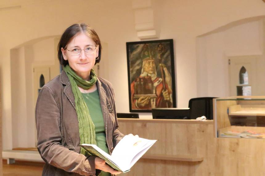 Antje Reichel im Prignitz Museum ©Lamcha prignitz museum c sabrina lamcha 030