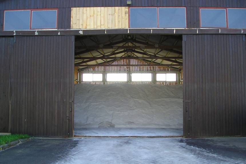Das Salzlager in Osterburg. ©Landkreis Stendal pressefoto