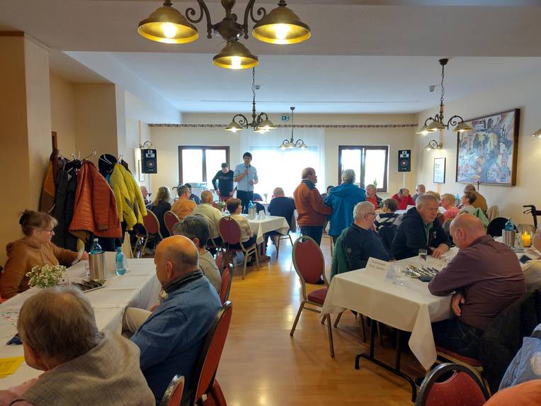 Jahreshauptversammlung des BSVSA Nord ©Johanna Michelis Der Landrat begrüßt die anwesenden Mitglieder