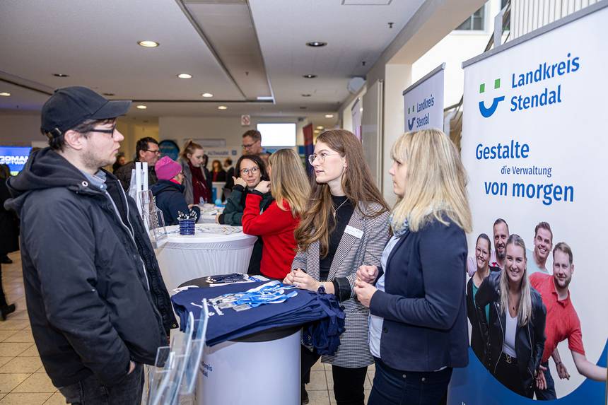 Am 27. Dezember bieten Agentur für Arbeit und Kreisverwaltung die Möglichkeit zum Austausch über Job-Perspektiven. ©Stefan Rühling pressefoto