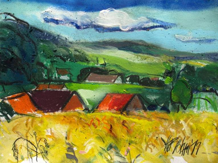 Harald Böhm - Dorf im Odenwald