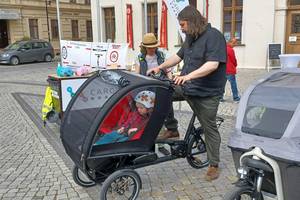 E-Lastenrad für Familien © Simone Tandeck