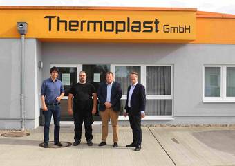 Landrat Patrick Puhlmann, Markus Weissgärber, Götz Schüle und Mathias Obieglo (v.l.) © Sinah Wiesner Landrat Patrick Puhlmann, Markus Weissgärber, Götz Schüle und Mathias Obieglo (v.l.) © Sinah Wiesner