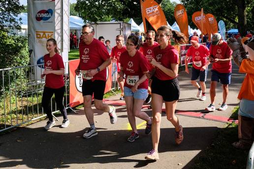 Das Special Olympics Team bei einem Lauf. © privat pressefoto
