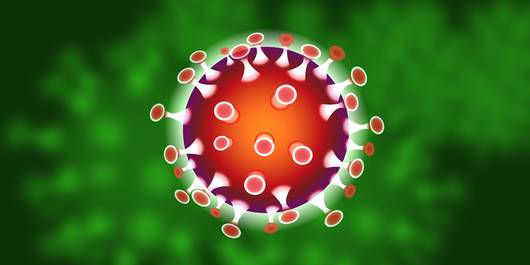Symbol-Grafik eines Virus