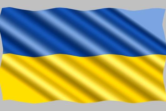 Fahne der Ukraine