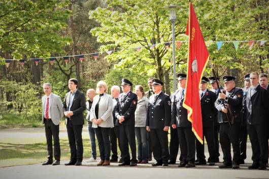 100 Jahre Freiwillige Feuerwehr Klietz Festakt.