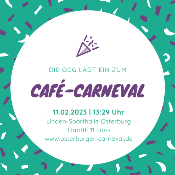 Titelbild Cafe Carneval OCG Osterburg 2023 ©Jana Henning